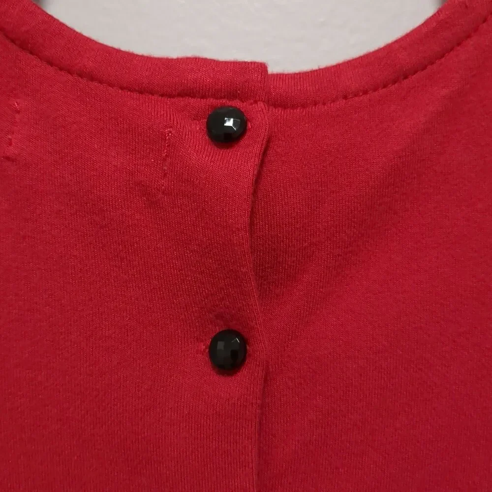 Ralph Lauren Red Dress With Diaper Cover - Baby Girls Size 9 Months